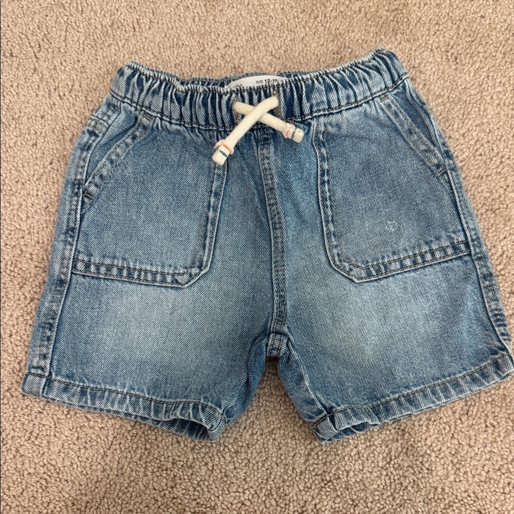 Zara Kids Blue Denim Shorts